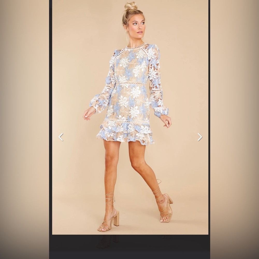 Lace mini dress Size L womens